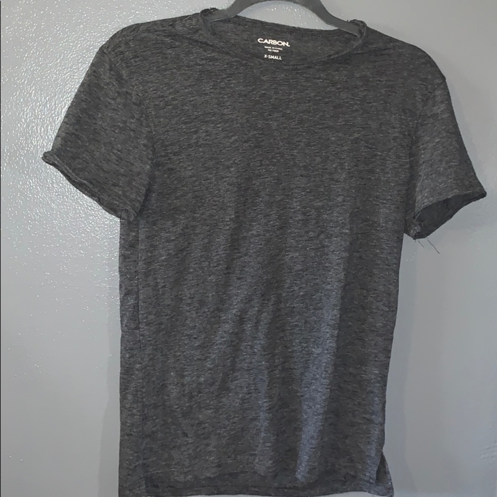 Gray unisex carbon t-shirt